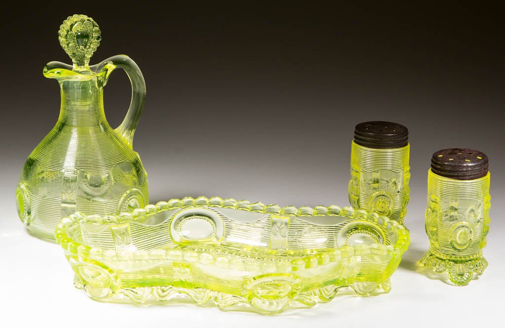 GREENTOWN DEWEY FOUR-PIECE CONDIMENT SET (1 of 1)