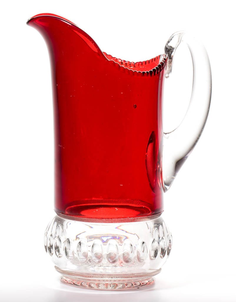 HEISEY NO. 1220 / PUNTY BAND - RUBY-STAINED WATER (1 of 1)