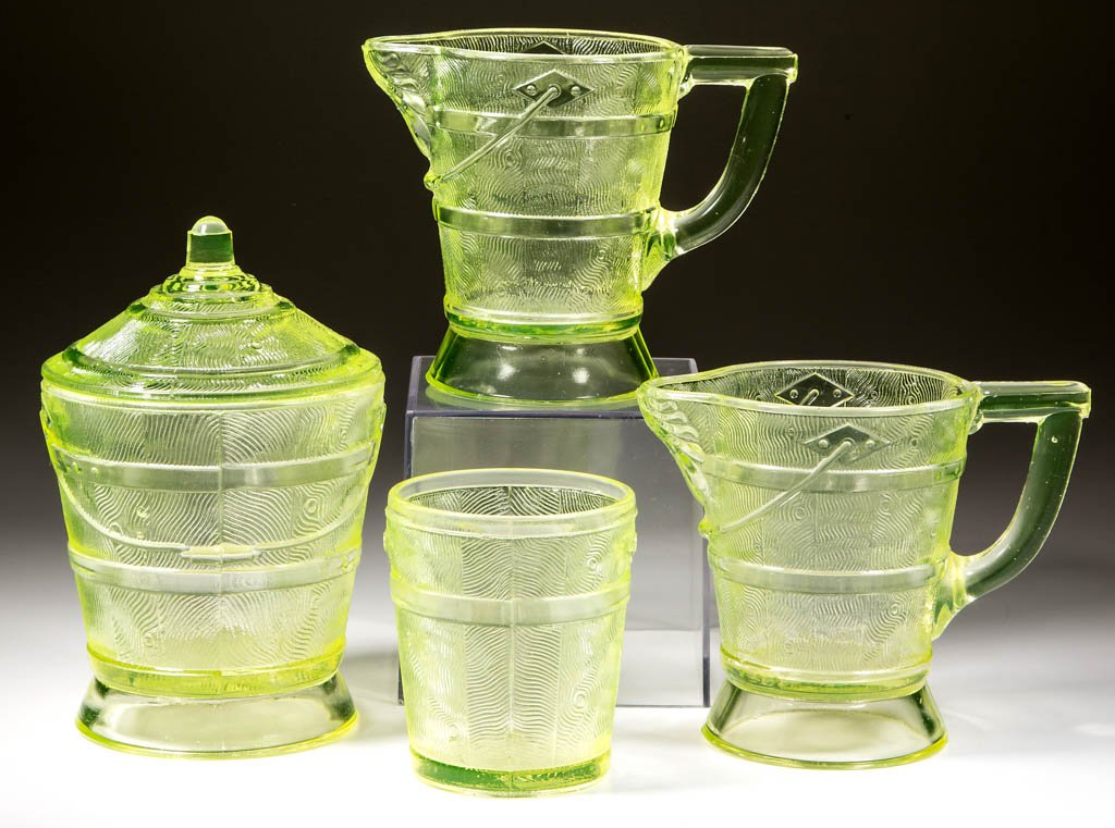 OAKEN BUCKET ARTICLES, LOT OF FOUR (1 of 1)