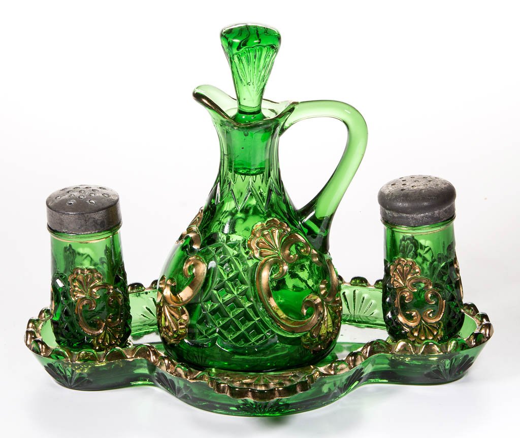 RIVERSIDE NO. 484 / CROESUS FOUR-PIECE CONDIMENT SET (1 of 1)