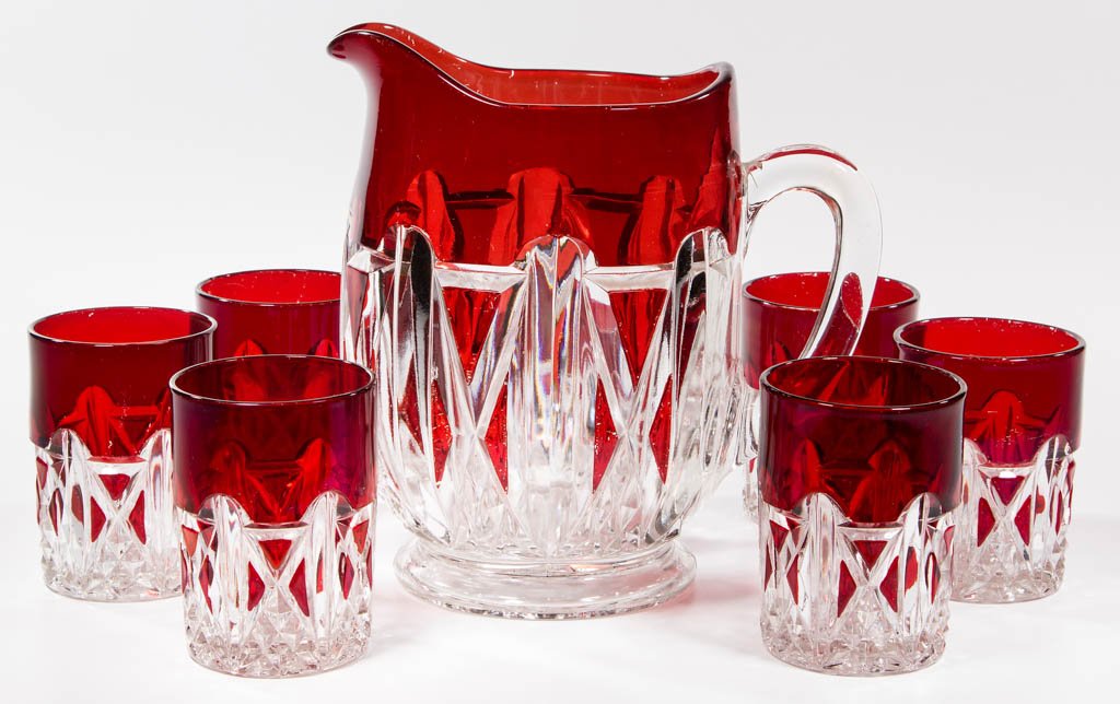 TRIPLE TRIANGLE / DOYLE NO. 76 - RUBY-STAINED (1 of 1)