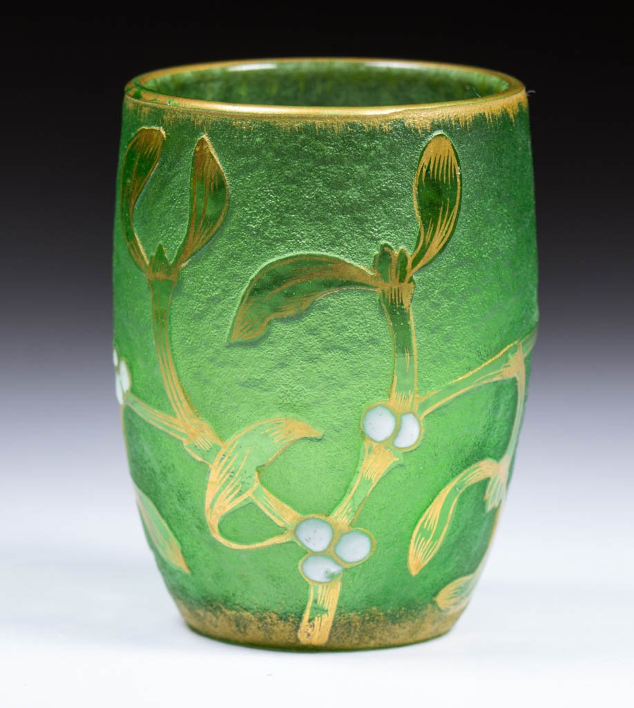 DAUM NANCY ART GLASS TOOTHPICK HOLDER (1 of 3)