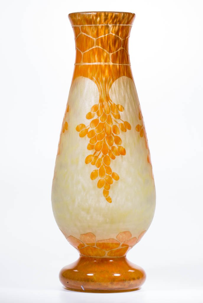SCHNEIDER ATTRIBUTED DATTIER ART-DECO CAMEO VASE (1 of 1)