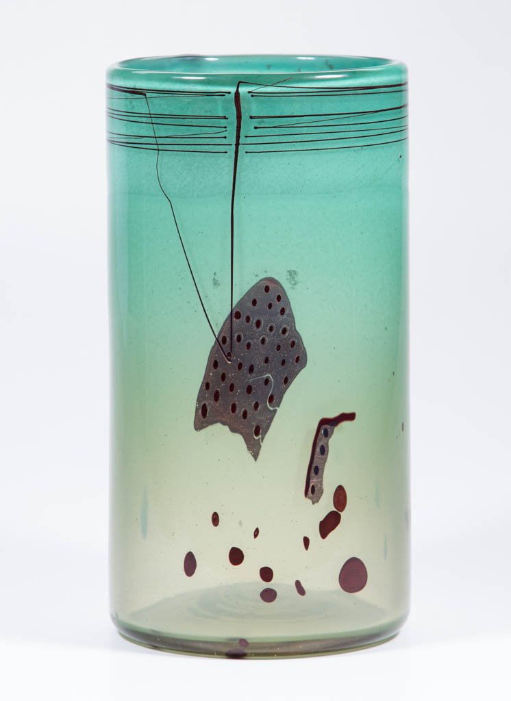 DALE CHIHULY BLANKET STUDIO ART GLASS CYLINDER VASE (1 of 5)