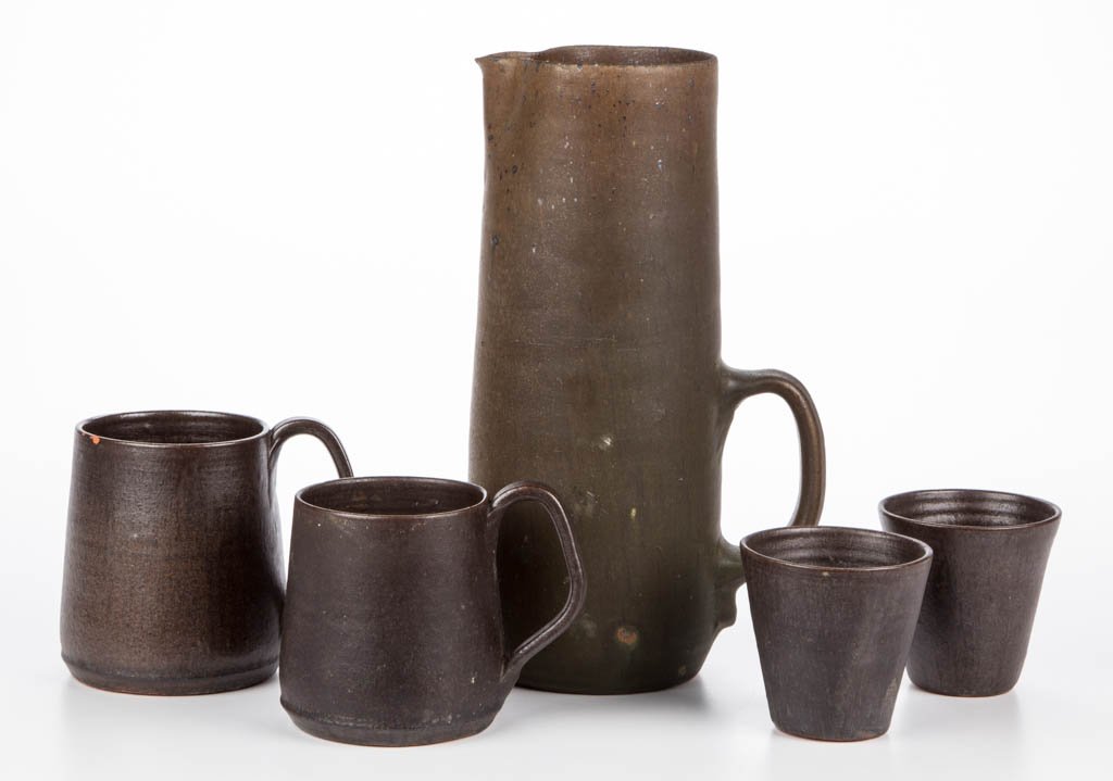 AMERICAN A. R. COLE STUDIO POTTERY RED EARTHENWARE (1 of 1)