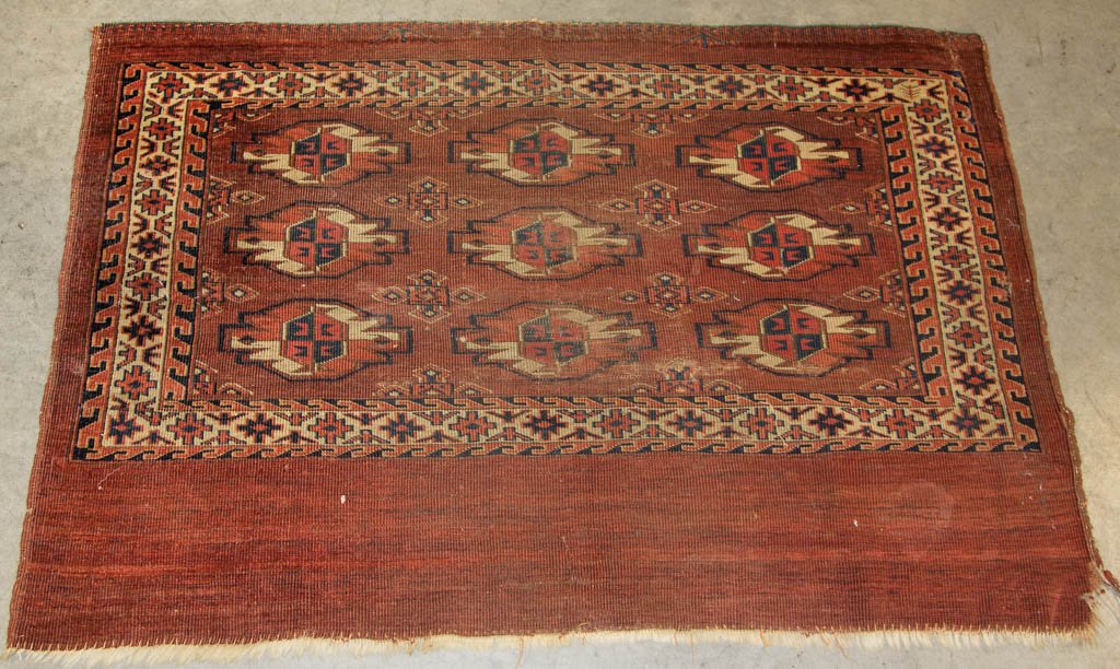 SEMI-ANTIQUE ORIENTAL SCATTER RUG (1 of 3)