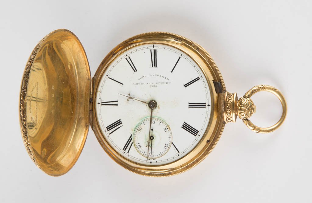 BALTIMORE, MARYLAND 18K GOLD CASE POCKET WATCH (1 of 3)