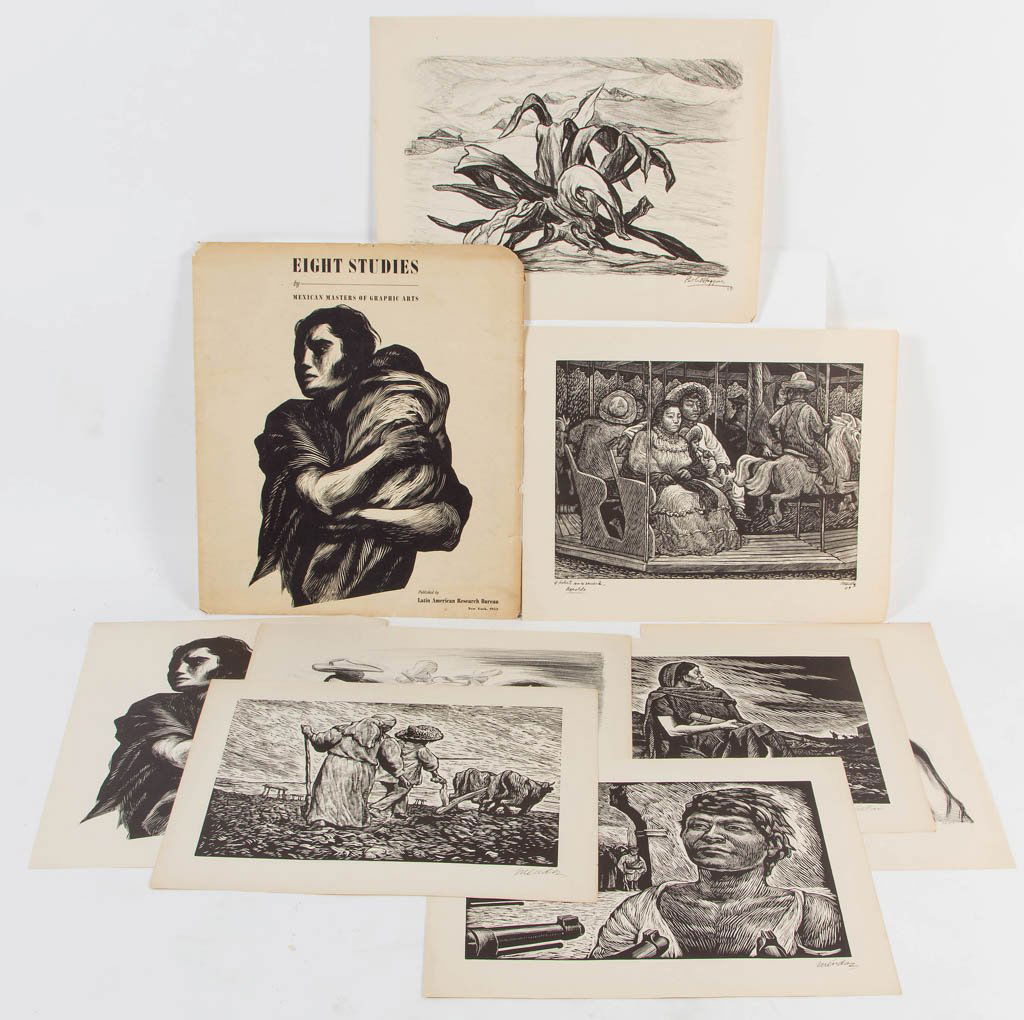 LATIN AMERICAN LITHOGRAPHS FOLIO EIGHT STUDIES BY (1 of 1)