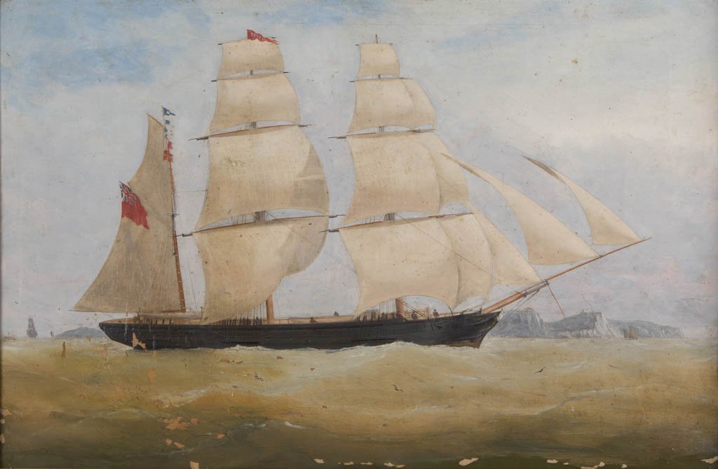 BRITISH SCHOOL (19TH CENTURY) SHIP PORTRAIT (1 of 6)