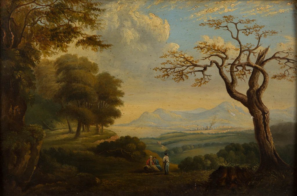 EUROPEAN SCHOOL (19TH CENTURY) LANDSCAPE PAINTING (1 of 3)