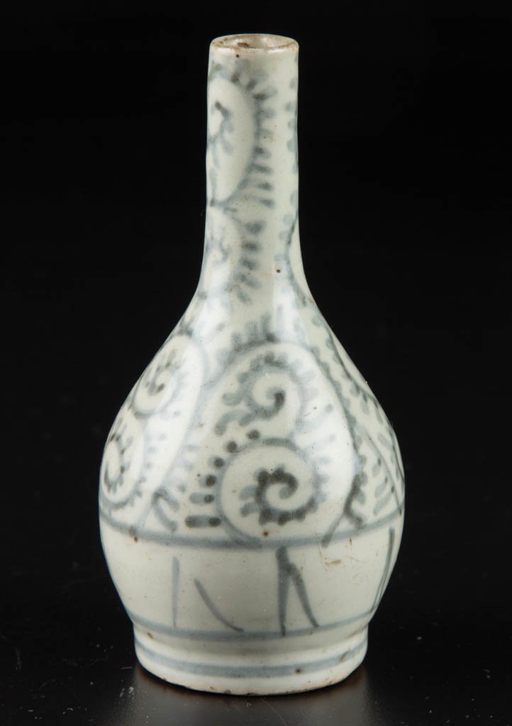 ANAMESE POTTERY SNUFF BOTTLE VASE OF MINIATURE (1 of 2)