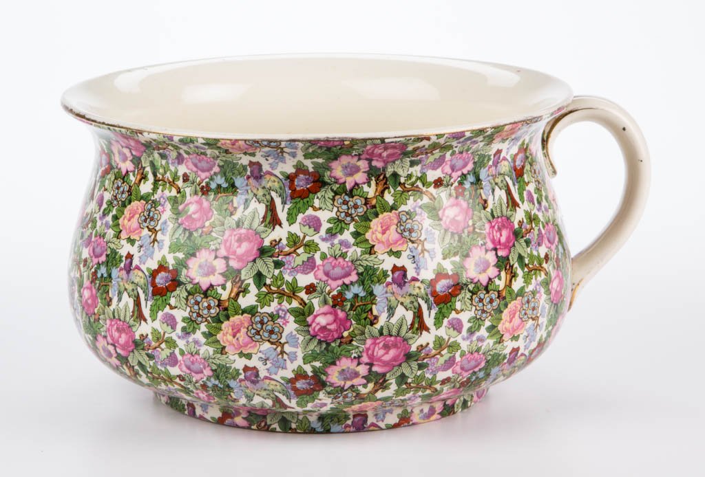 ENGLISH CROWN DUCAL POTTERY CHINTZ "PEONY" PATTERN (1 of 1)
