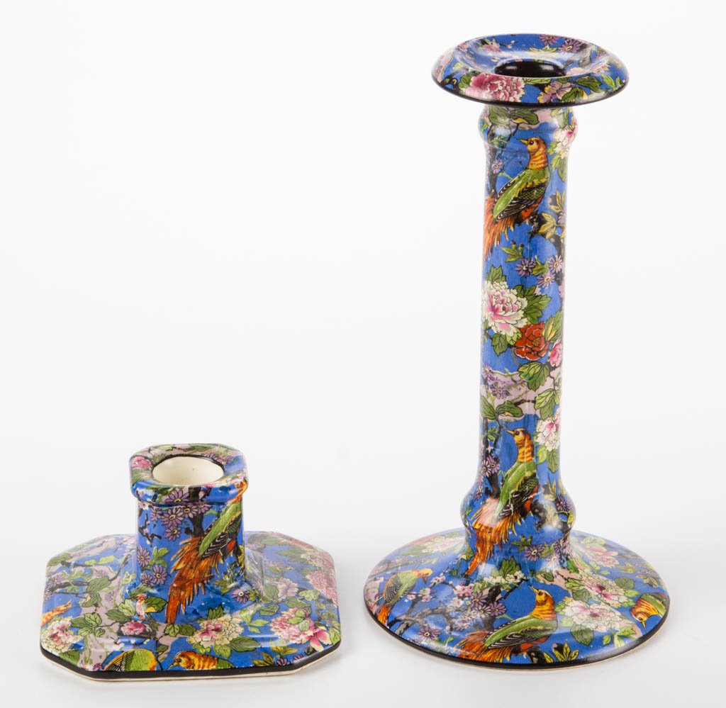 ENGLISH CROWN DUCAL POTTERY "BLUE CHINTZ" (1 of 1)