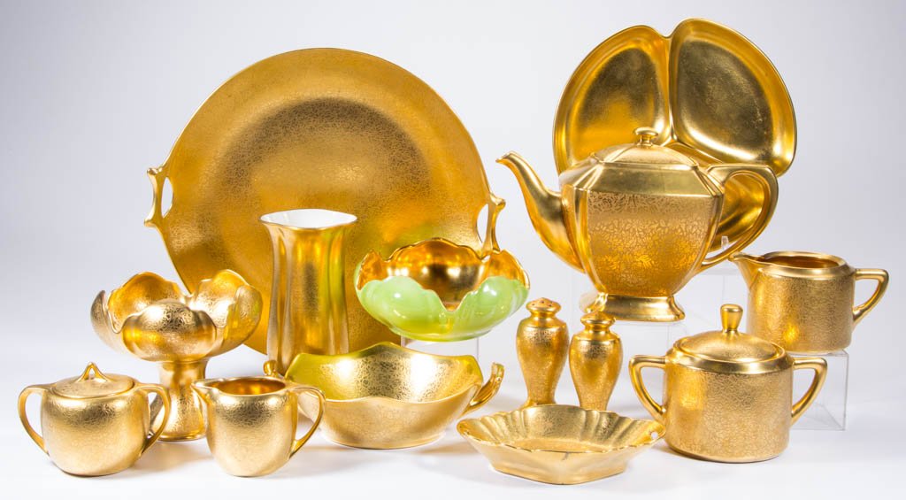 PICKARD CHINA TABLE ARTICLES, LOT OF 14 (1 of 1)