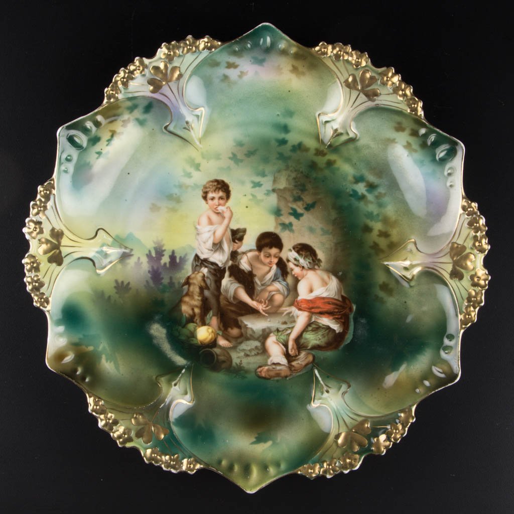 R. S. PRUSSIA PORCELAIN LARGE CABINET PLATE (1 of 1)