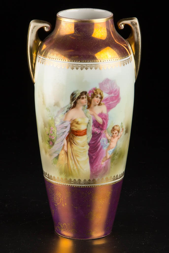 R. S. PRUSSIA PORCELAIN VASE (1 of 1)