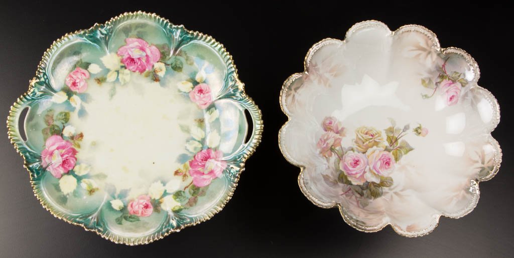 R. S. PRUSSIA PORCELAIN SERVING ARTICLES, LOT OF TWO (1 of 1)