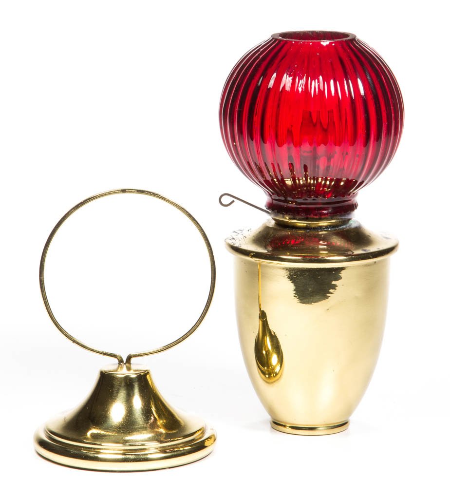 BRASS GLOW THRIFT MINIATURE WALL BRACKET LAMP (1 of 1)