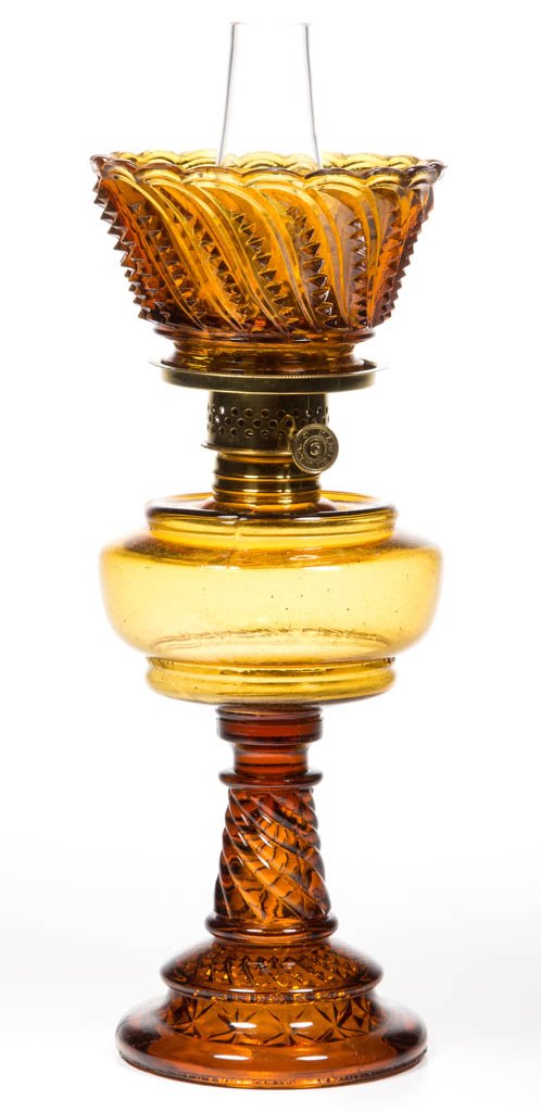 ZIPPER SWIRL MINIATURE STAND LAMP (1 of 1)