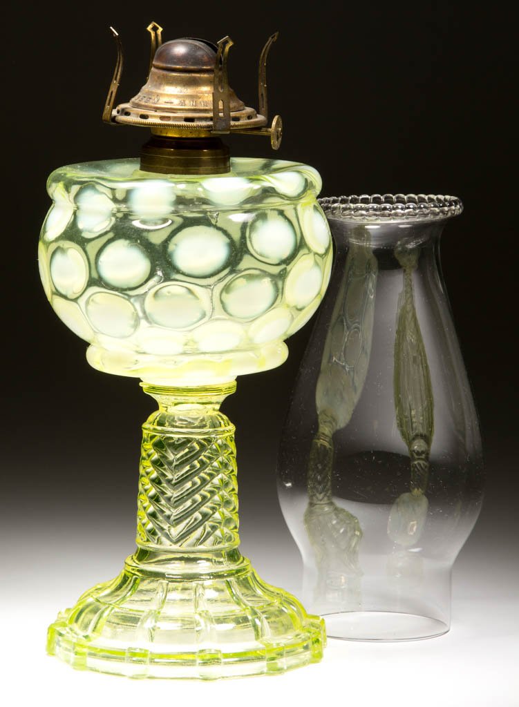 MIX AND MATCH / COIN DOT KEROSENE STAND LAMP (1 of 1)