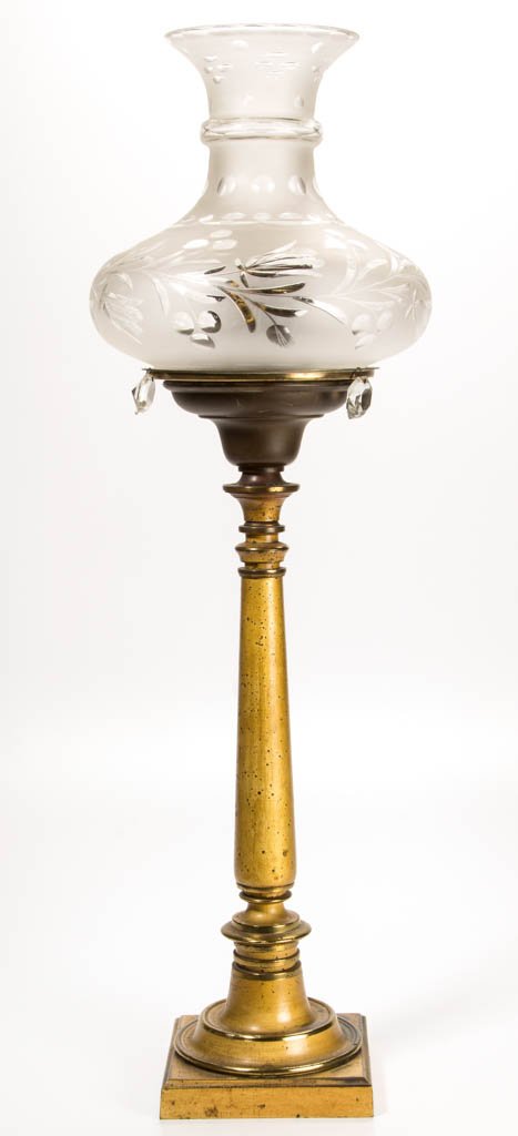 BRASS SOLAR STAND LAMP (1 of 6)