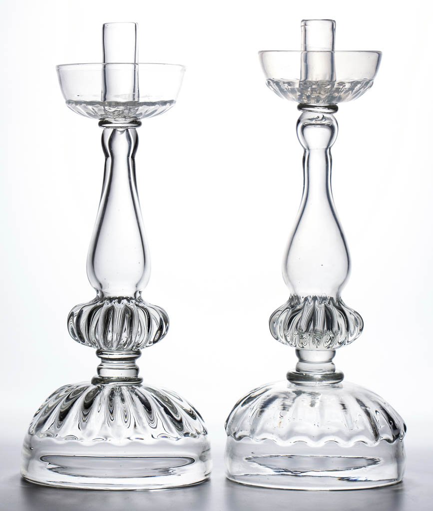 FREE-BLOWN AND GADROON-DECORATED PAIR OF LARGE (1 of 1)