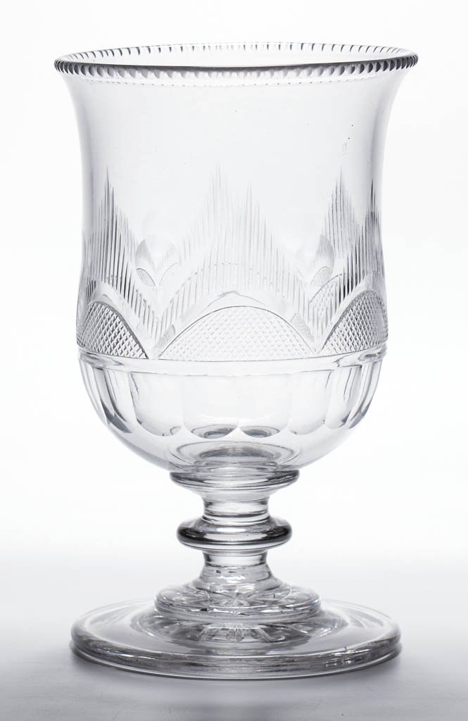 AMERICAN OR ANGLO-IRISH CUT GLASS CELERY GLASS / VASE (1 of 1)