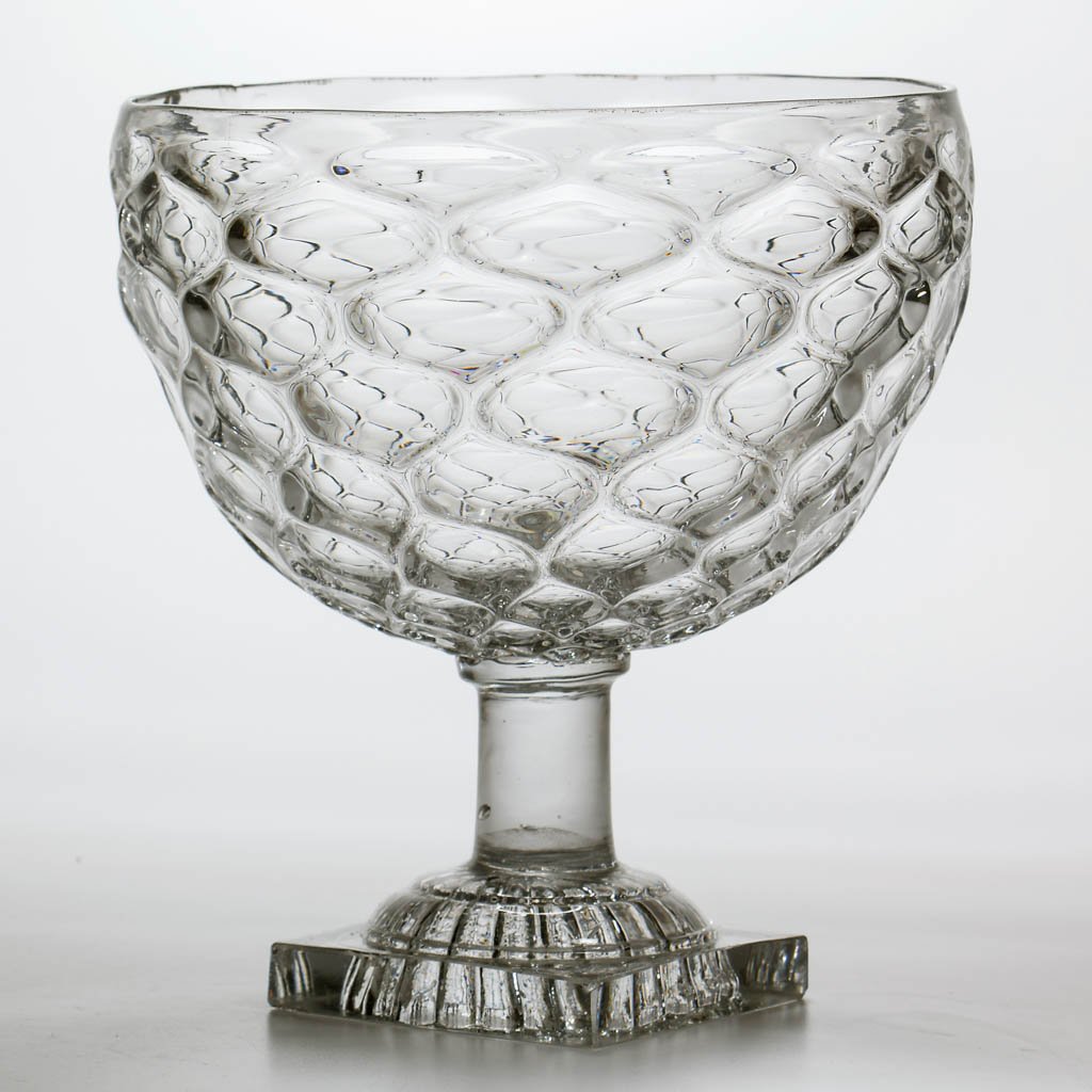 ENGLISH / IRISH MOLDED AND PRESSED COMPOTE / BOWL ON (1 of 1)