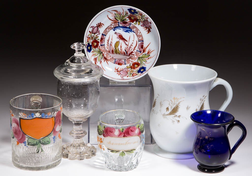 ASSORTED CONTINENTAL BLOWN ARTICLES, LOT OF SIX (1 of 1)