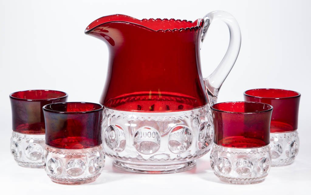 KING'S CROWN / EXCELSIOR (OMN) - RUBY-STAINED (1 of 1)