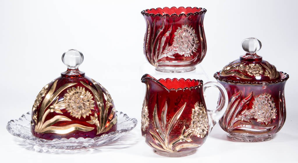 NEW MARTINSVILLE NO. 88 / CARNATION - RUBY-STAINED (1 of 1)