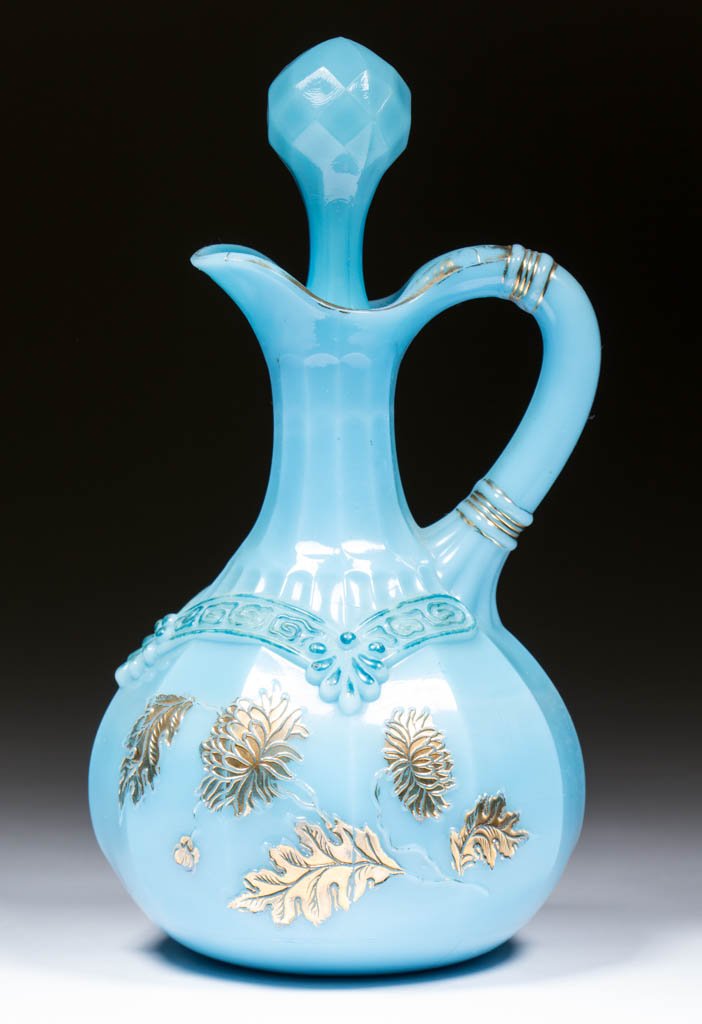 CHRYSANTHEMUM SPRIG / PAGODA (OMN) CRUET (1 of 1)