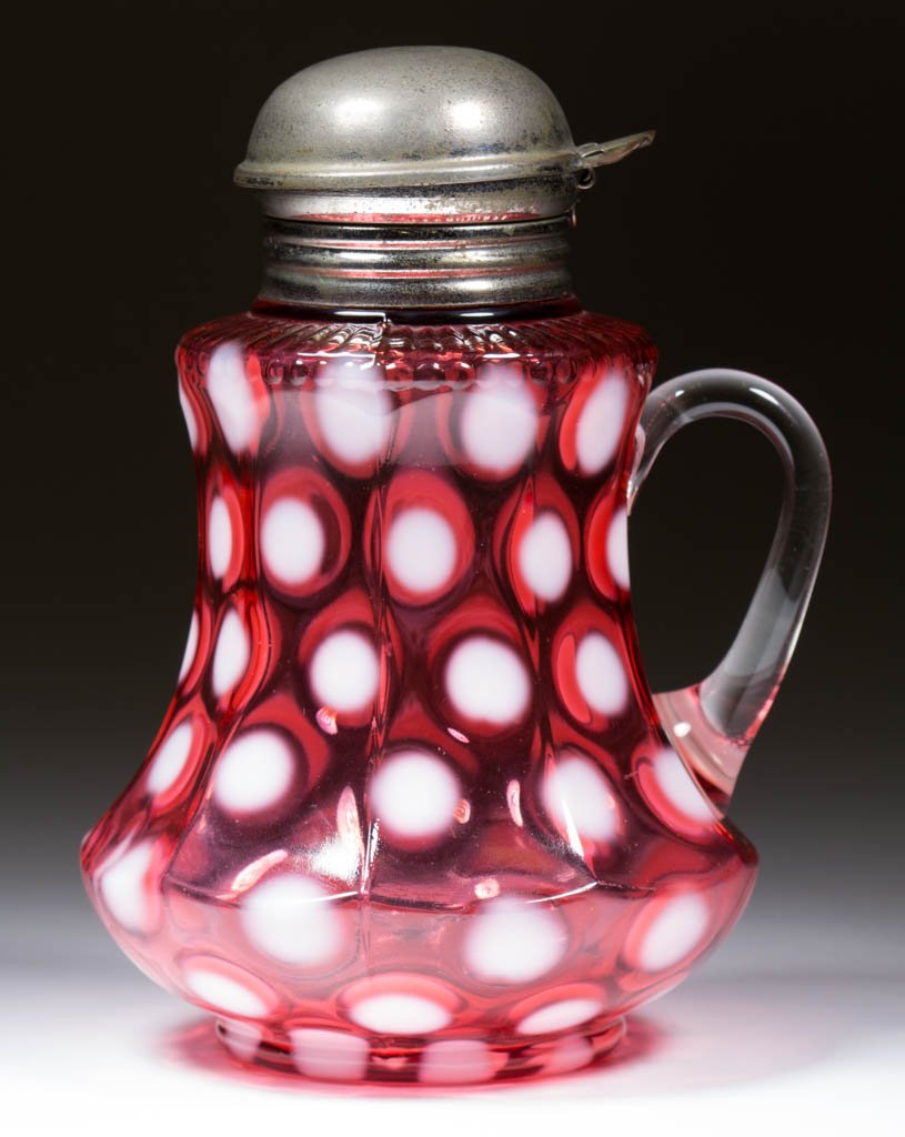 COINSPOT - NINE-PANEL MOLD SYRUP PITCHER (1 of 1)