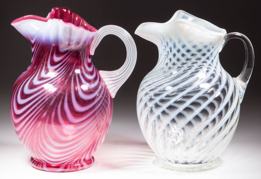 FENTON NO. 1653 ICE TEA PITCHERS, LOT OF TWO (1 of 1)