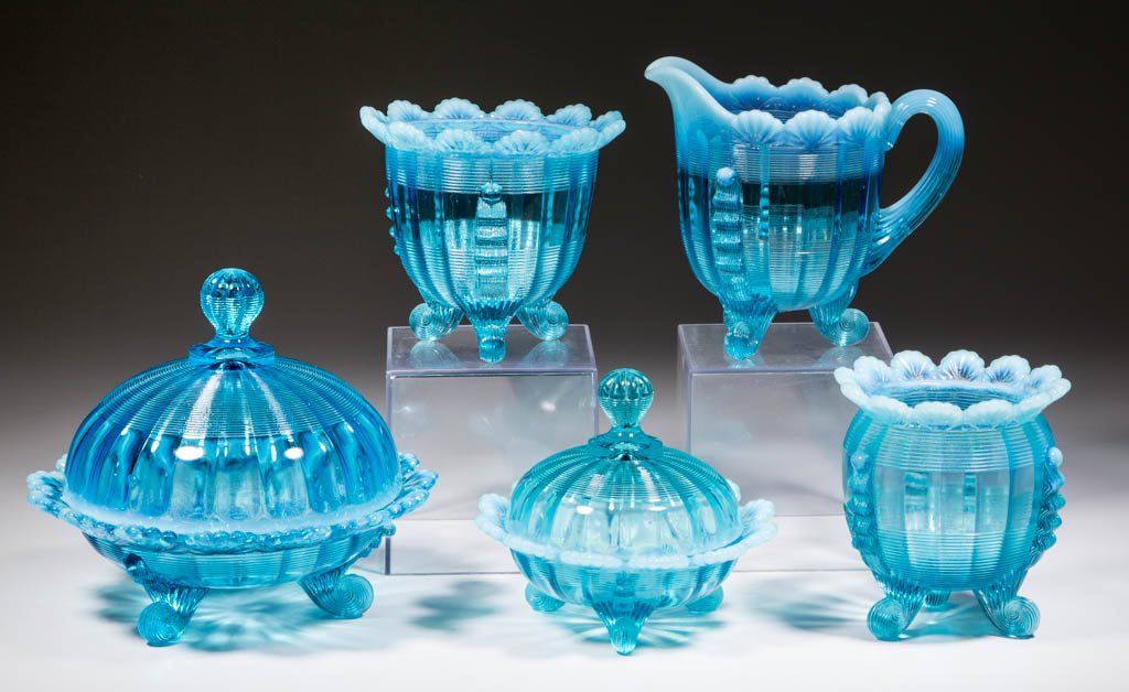 KLONDYKE (OMN) / FLUTED SCROLL ARTICLES, LOT OF FIVE (1 of 1)