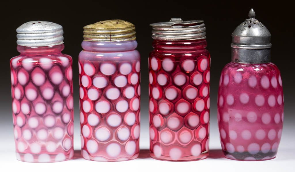 ASSORTED COINSPOT CONDIMENT CONTAINERS, LOT OF FOUR (1 of 1)