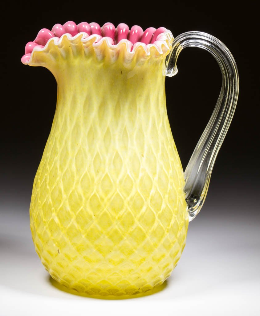 VICTORIAN CASED GLASS PITCHER (1 of 1)