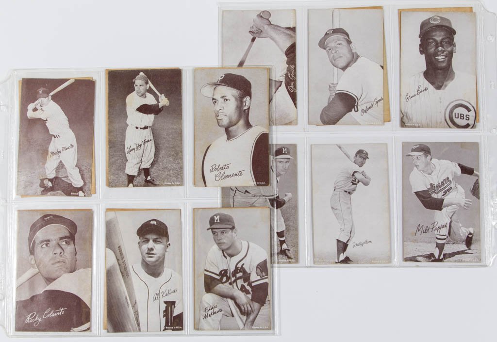 1962 EXHIBITS BASEBALL CARDS PARTIAL SET OF 19 (1 of 1)