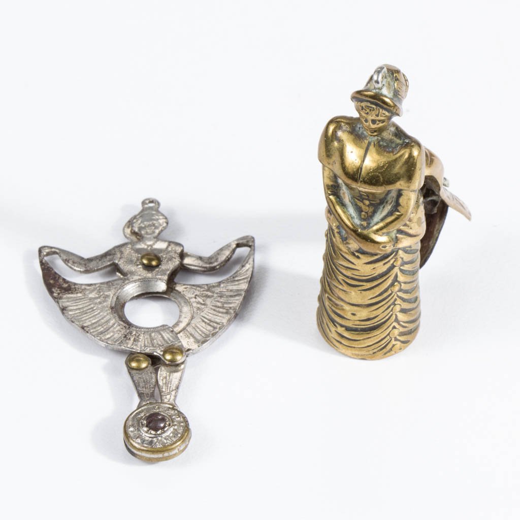 FIGURAL CIGAR CUTTERS, LOT OF TWO (1 of 1)