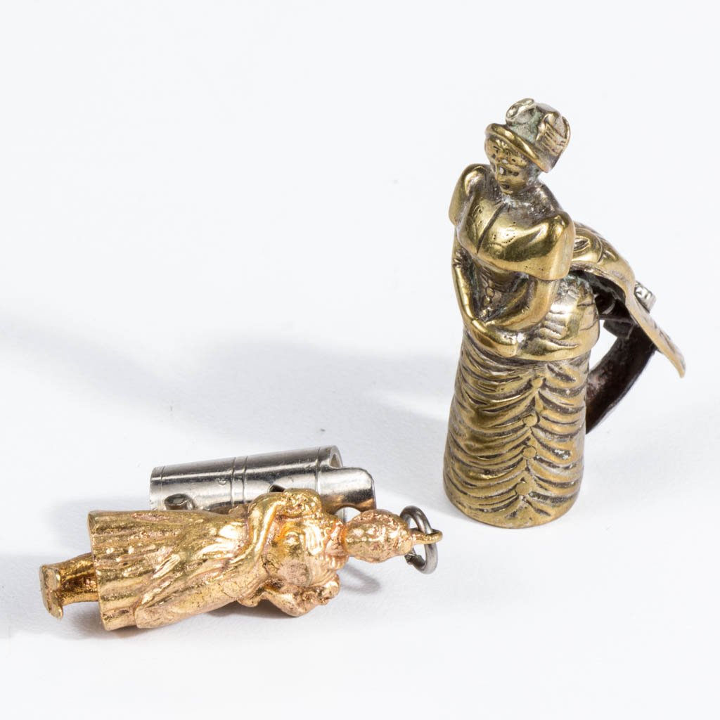 FIGURAL CIGAR CUTTERS, LOT OF TWO (1 of 1)