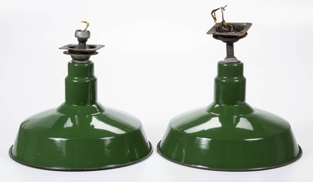 PAIR OF ABOLITE REFLECTOR UTILITY / INDUSTRIAL HANGING (1 of 1)