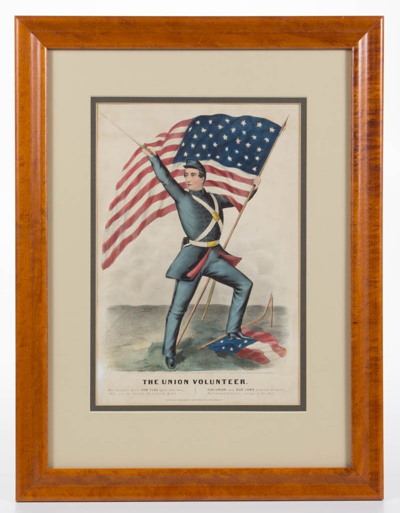 CURRIER AND IVES CIVIL WAR HISTORICAL PRINT (1 of 1)