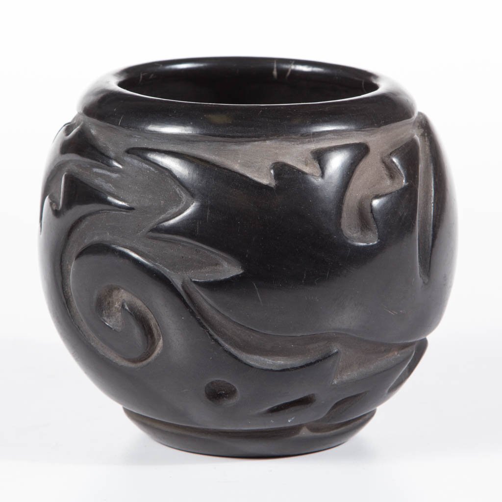 HELEN SHULPA (1928-1985) NATIVE AMERICAN SANTA CLARA (1 of 3)