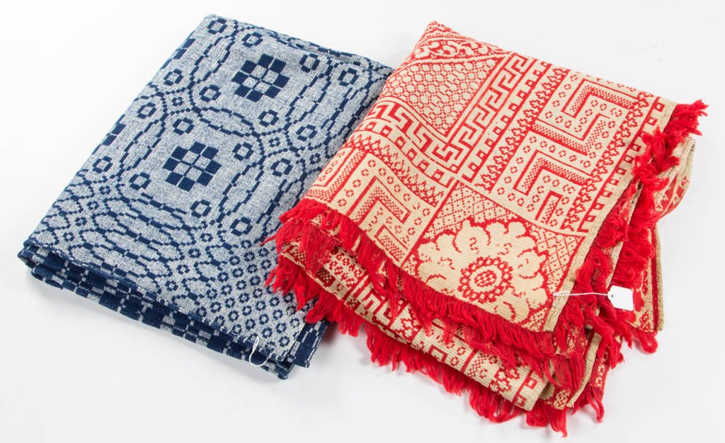 ASSORTED AMERICAN COVERLETS, LOT OF TWO (1 of 1)