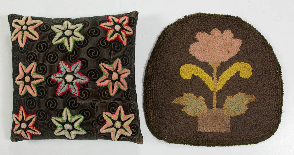 ASSORTED AMERICAN TEXTILE DOMESTIC ARTICLES, LOT OF TWO (1 of 1)