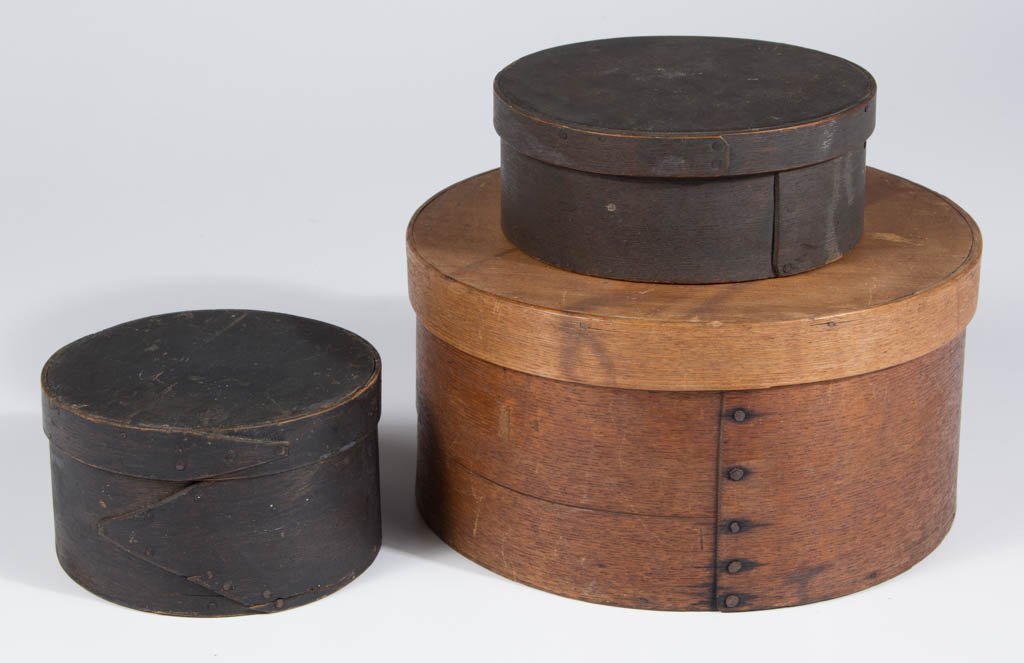 AMERICAN BENTWOOD PANTRY BOXES, LOT OF THREE (1 of 1)