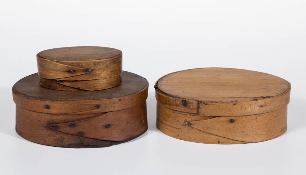 AMERICAN BENTWOOD PANTRY BOXES, LOT OF THREE (1 of 2)