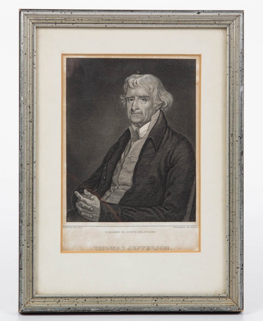 AMERICAN HISTORICAL PORTRAIT PRINT OF THOMAS JEFFERSON (1 of 1)