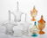 ASSORTED GLASS ARTICLES, LOT OF SEVEN