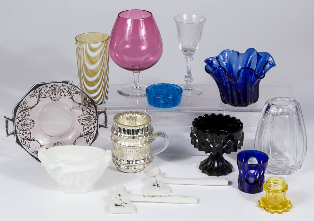 ASSORTED GLASS ARTICLES, LOT OF 14 (1 of 1)